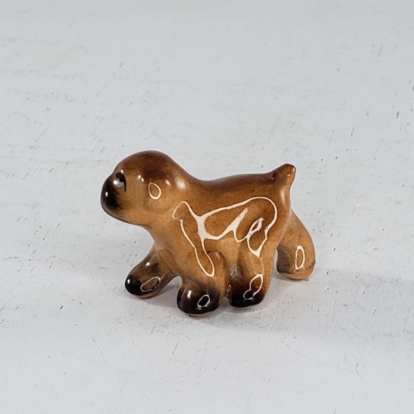 Boxer Puppy Dog Running Miniature Figurine - Picture 4 of 7